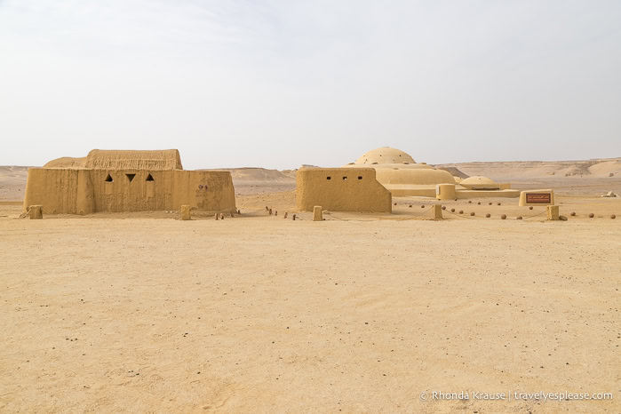 Buildings at Wadi Al-Hitan.