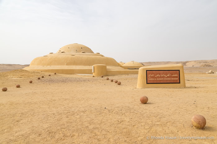 Exterior of the Fossils and Climate Change Museum.