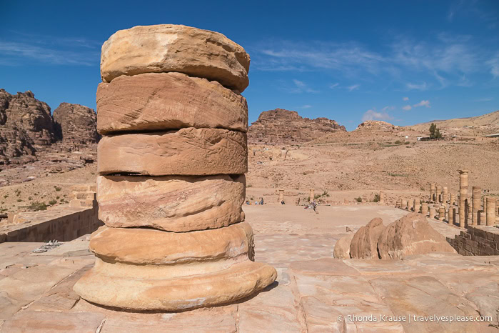 A column at the Great Temple.