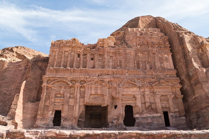 Exterior of the Palace Tomb.