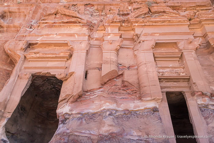 Doorways on the Palace Tomb.