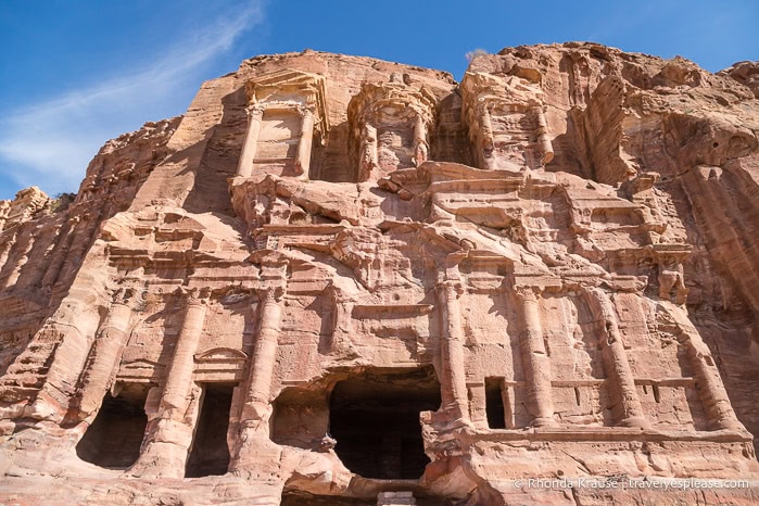 Exterior of the Palace Tomb.