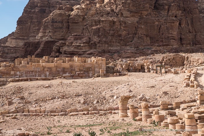 Remains of the Temple of the Winged Lions.