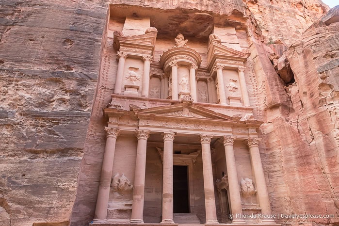 The Treasury, one of the top things to see in Petra.