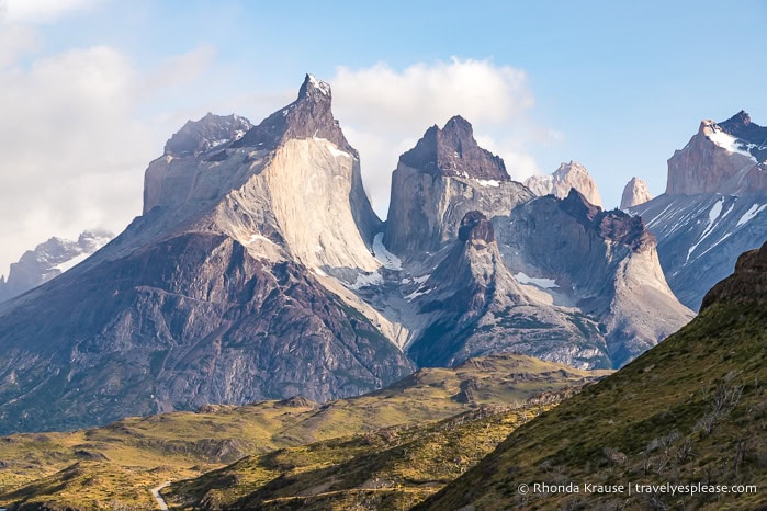 The Cuernos del Paine mountain.