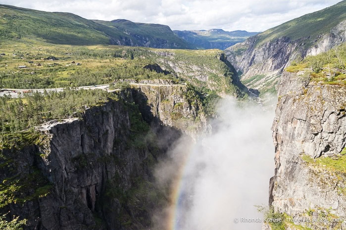 Rainbow in the valley.