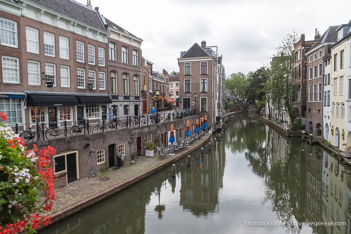 Two-storey canal in Utrecht.