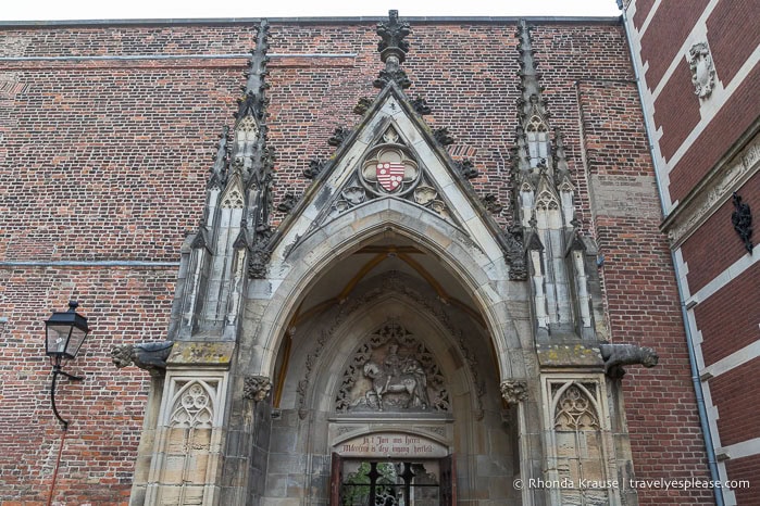 Decorative entrance to the cloister.