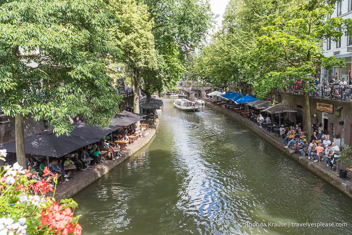 Canal in Utrecht.