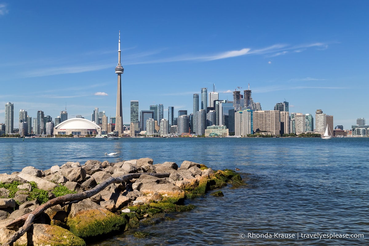 toronto island skyline